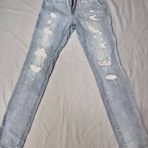 Women Light Blue Skinny Jeans